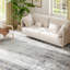 Tapis lavable moderne abstrait pour salon, gris-1582208536