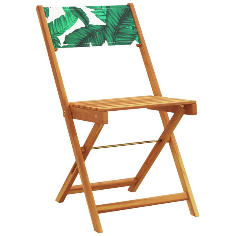 Qin 2 - Person Wood Patio Dining Set with Square Table