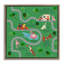 "Whimsical Dogs Map", art mural encadré flottant par Carrie Cantwell-6507368-10970916