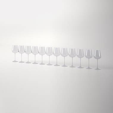 Set of 12 Colored Wine Glasses - Everything Collection