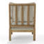 Fauteuil d'appoint en bois massif Millissa Farmhouse-42892935