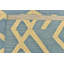 Tapis rectangulaire bleu clair Newsom