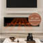 Modern Ember Highmark Smart Linear Electric Fireplace - 10 Different Flame Colors, Works With Alexa And Google Assistant-273009007