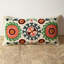 Floral Multi-colored Rectangular Lumbar Cushion