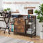 Classeur L 40,55 "avec 2 tiroirs verrouillables, station de charge et tablettes réglables, armoire de rangement pour bureau à domicile
