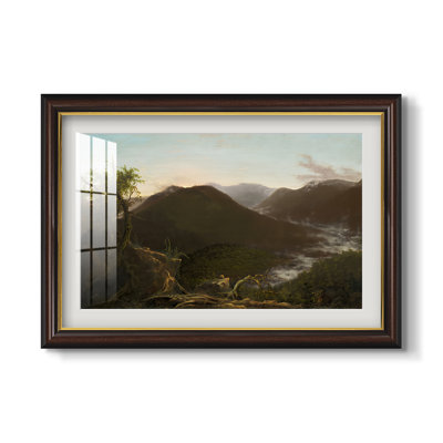 Lever du soleil sur les monts Catskill, 1826 - Thomas Cole - Estampe encadrée sur mesure