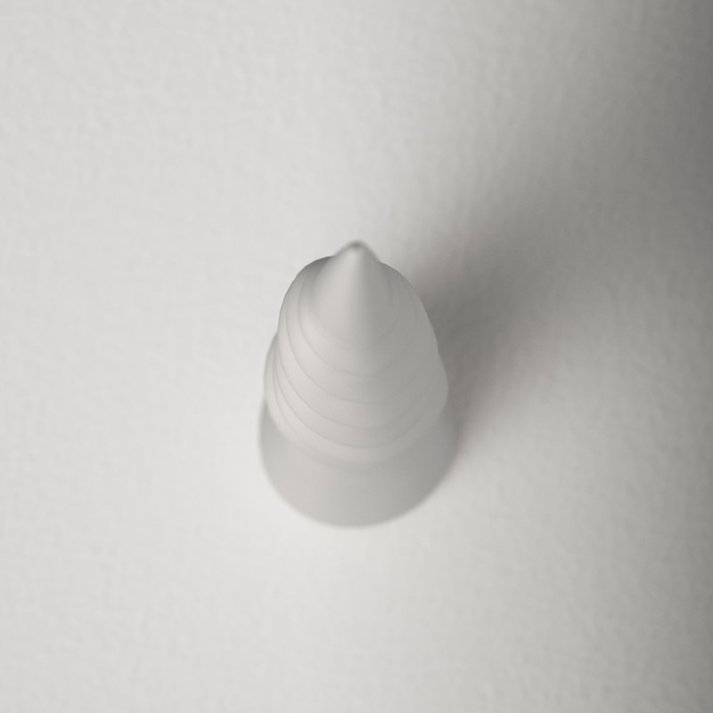 Unscented Taper Candle, Cream