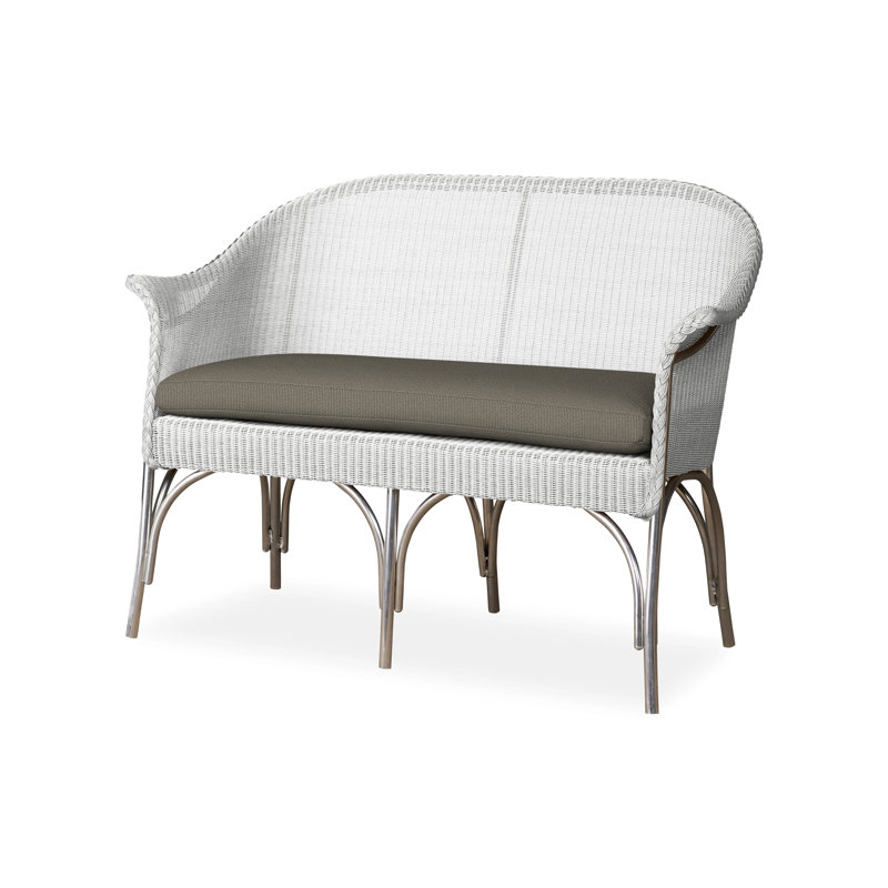 All Seasons Outdoor 2 - Seat, White, Bamboo Bay Sky