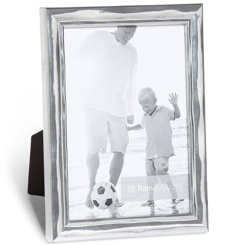 Cadre photo Lavo, 4 po x 6 po, Argent scintillant