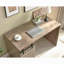 Bureau à domicile Bureau en noisette à une armoire avec trois tablettes