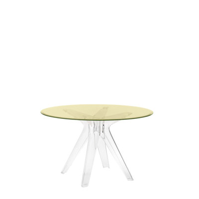 Sir Gio Round Glass Top Dining Table