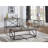 Sonoma Grey and Black Rectangular Sofa Table