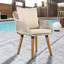 Ensemble de chaises de patio 5 pièces, ensemble de conversation avec table de bar en osier, repose-pieds, ensemble bistro d'extérieur pour porche, cour, balcon, bord de piscine-771117926