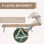 Chaise longue pliante avec auvent réglable-1072844105