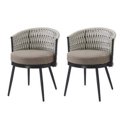 Chaise de salle à manger d'extérieur Justa