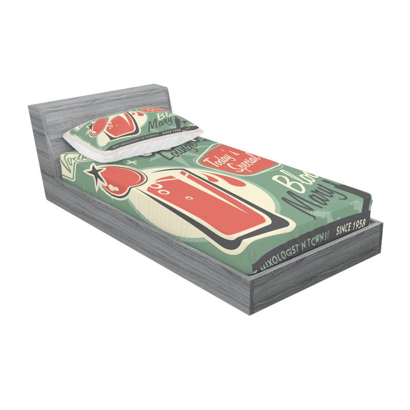 Microfiber Sheet Set, Twin XL Sheet Set with Fitted Sheet