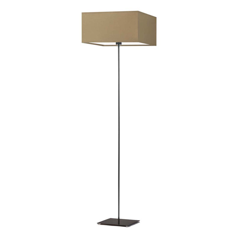 Attallah 156cm Traditional Floor Lamp, Beige, Black
