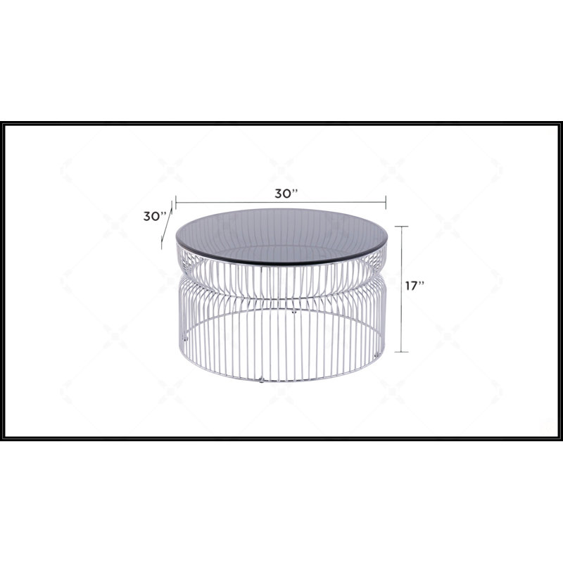 Table basse, Chrome chrome