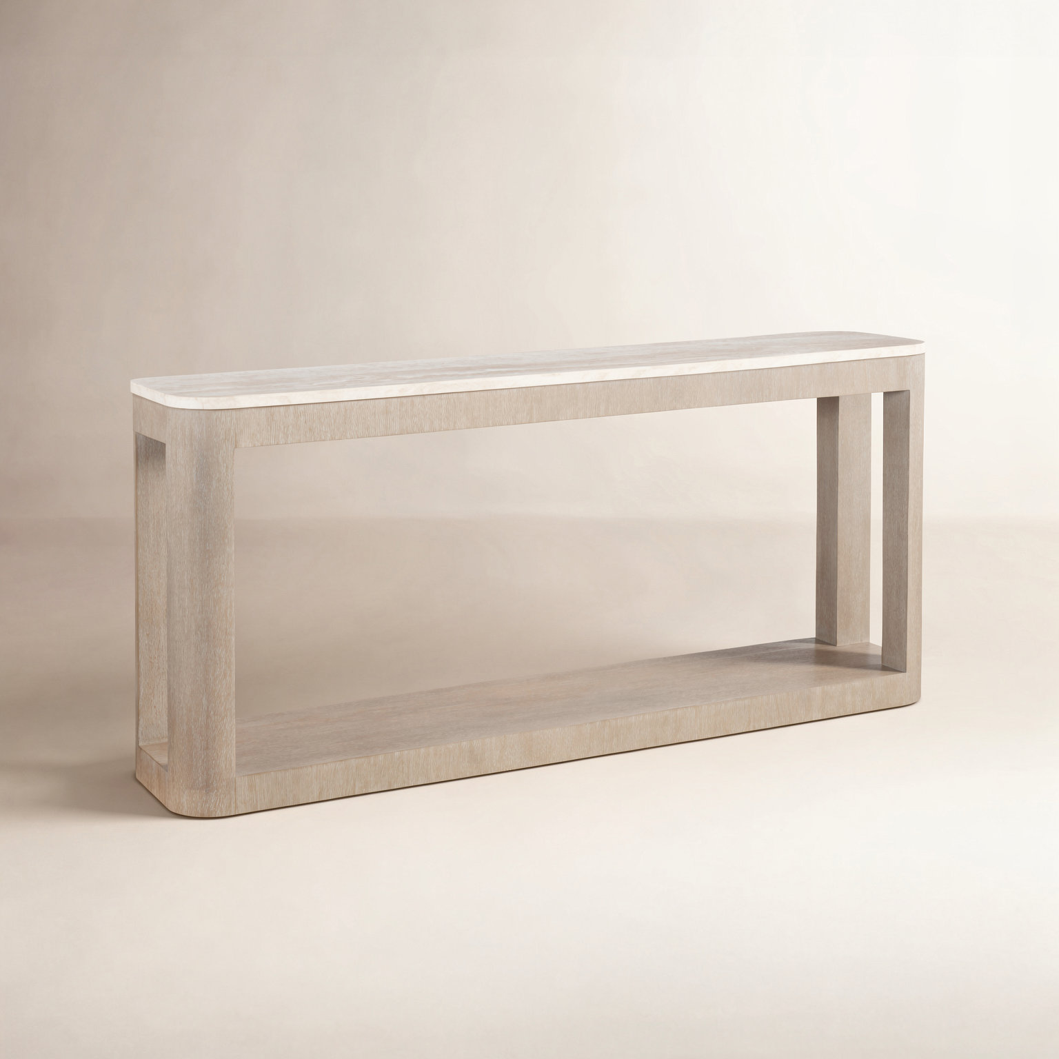 Loggia 68'' Stone Console Table
