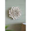 Fleur crème en céramique pour décoration murale