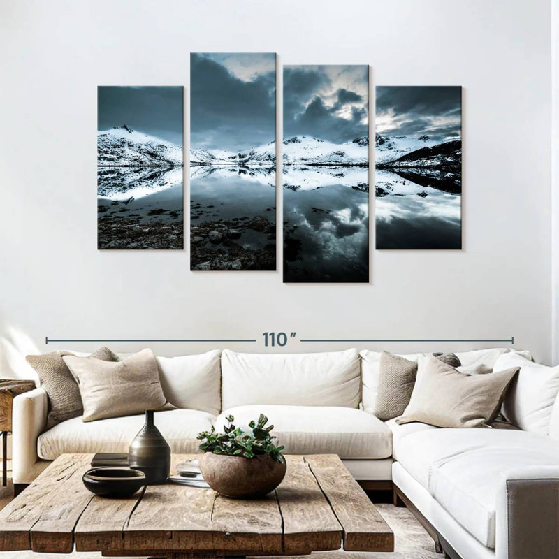 Lac miroir Alvord Lofoten, H 54 po x l 84 po