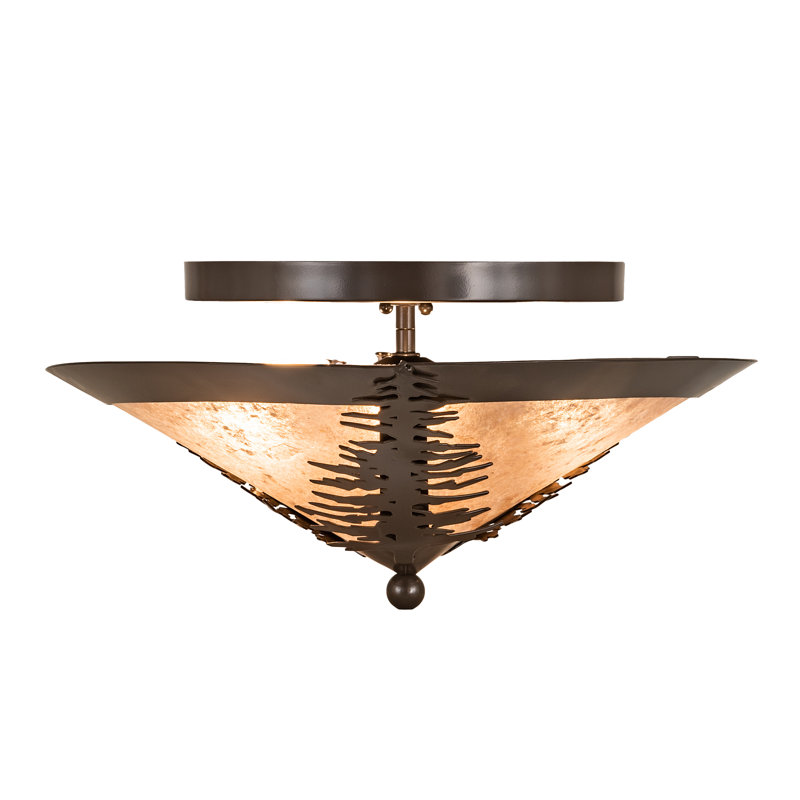Domaine 3 - Light Semi Flush Mount