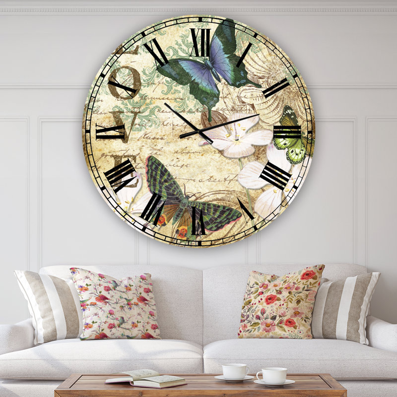 Horloge murale surdimensionnée, Médium