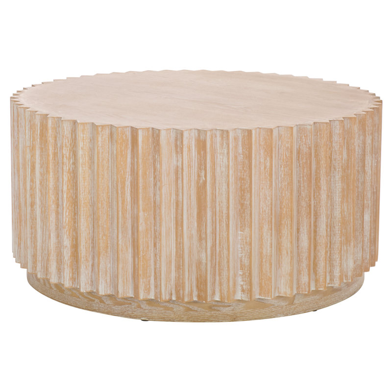 Kanpun Coffee Table, Blanc décoloré
