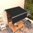 Arlmont & Co. Polyester Anthracite Cover Retractable Door / Window Awning-100097482-100097481