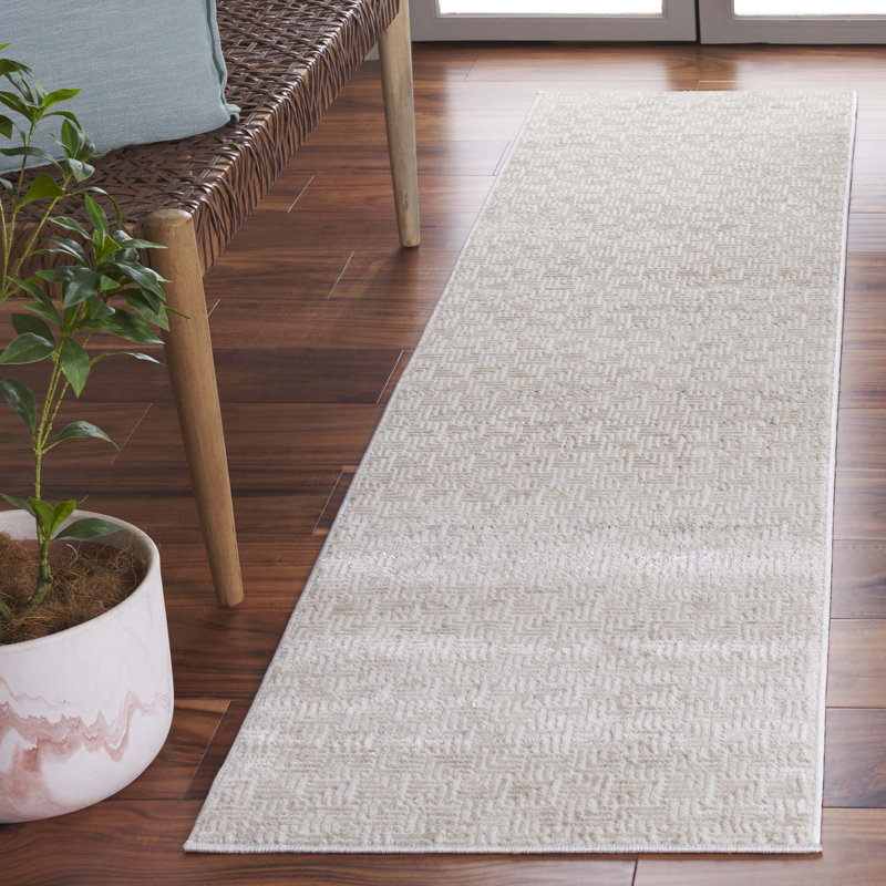 Huckson Performance Geometric Rug, Runner 2' x 8'