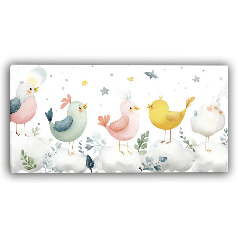 Ensemble de tweets sur toile tendue, H 20 po x l 40 po
