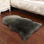 Solid Colour Faux Sheepskin 60cm X 90cm Area Rug