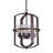 4 - Light Antique Bronze Lantern Pendant