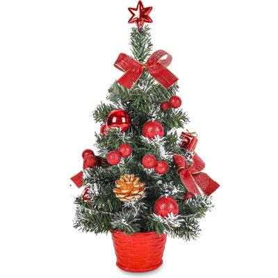 Lighted Pine Christmas Tree
