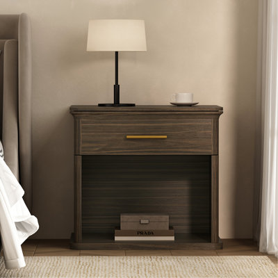 Table de chevet en noyer