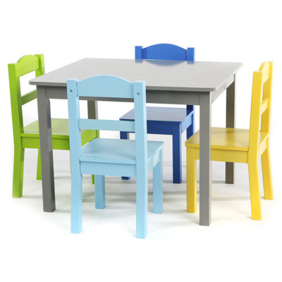 Ensemble de table de jeu / d'activité rectangulaire avec chaises pour enfant Aztlan