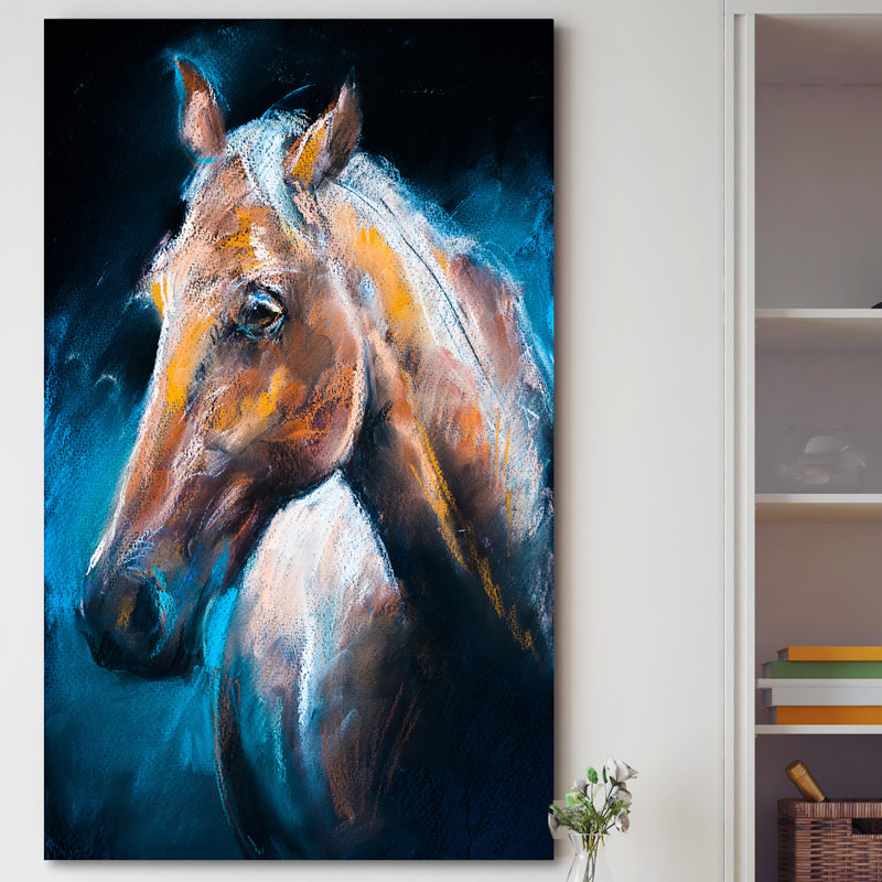 " Horse ", 48" H x 28" W x 1.5" D