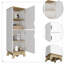 Bristol Beige Nightstand - Cabinet & Shelf In Engineered Wood For Bedroom Decor Wood, Unparalleled