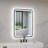 Frame LED Bathroom Mirror with Dual Bluetooth, Front & Back Light, Anti-Fog, 3 Color Temperature & Dimmable Light, IP54 Waterproof, ETL Certified-622689739-622689743