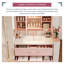 Meuble-lavabo mural rose moderne Dopamine avec lavabo en céramique intégrée et armoire à miroir intelligente-1958051722