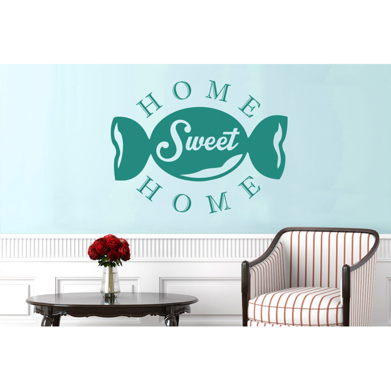 Non-Wall Damaging Wall Decal, Aqua Green, Large