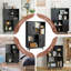 Armoire de rangement avec bibliothèque Audren-756691903