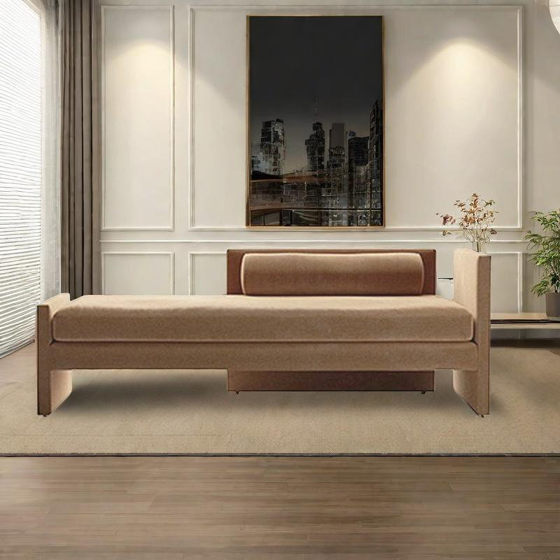 Chaise en pin massif de haute qualité, Light Orange, Orienté à droite