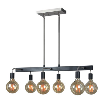 Clopton 6 - Light Kitchen Island Pendant