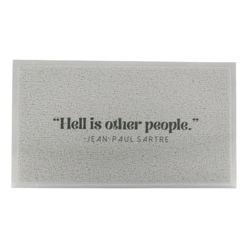 Temperence Non-Slip Indoor Doormat, Orange