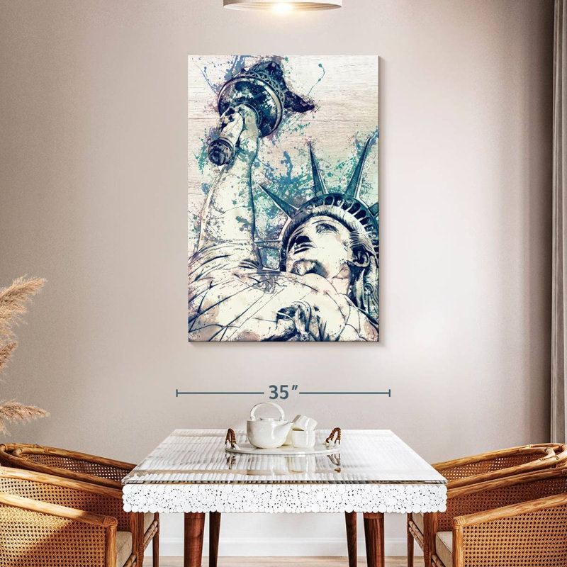 Aime Liberty NYC, 48" H x 32" W