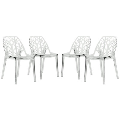 Clear Side Chair - Set of 4