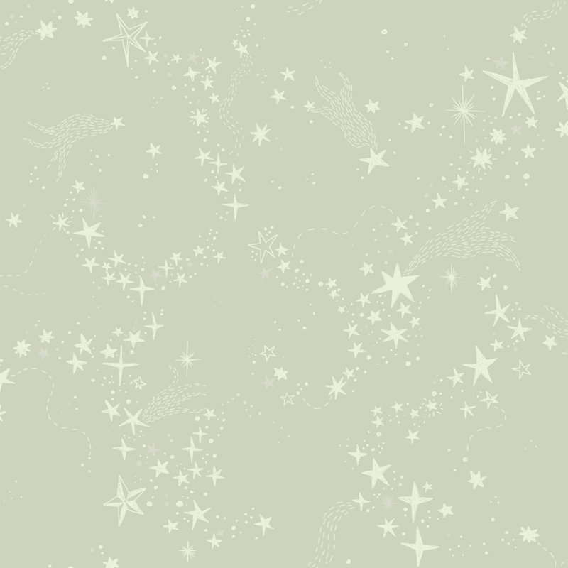 Galerie Resan Stjärnhimlen Star Trail Wallpaper, Light Green