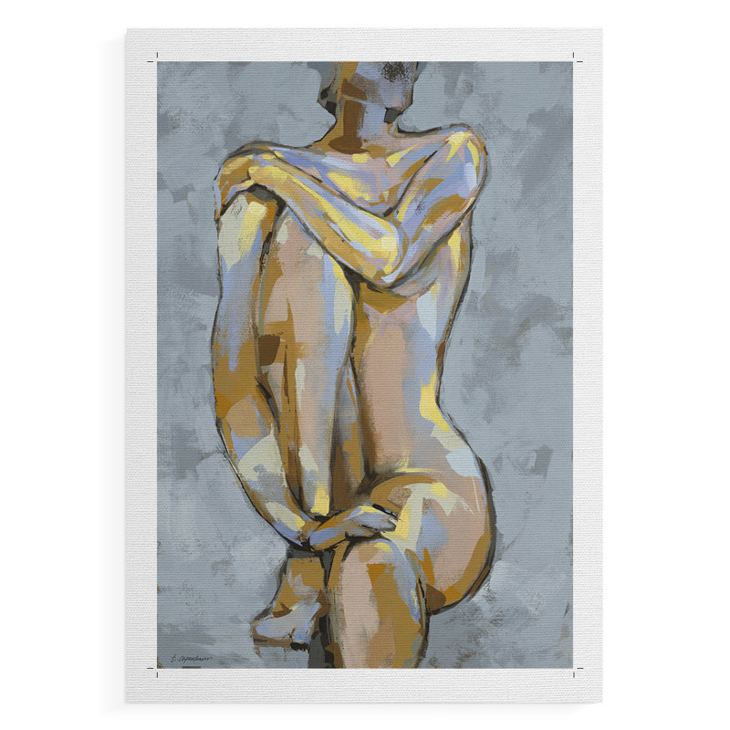 Grey Maiden I - Impression sur toile seulement - NON-CADRE, H 27 po x l 18 po