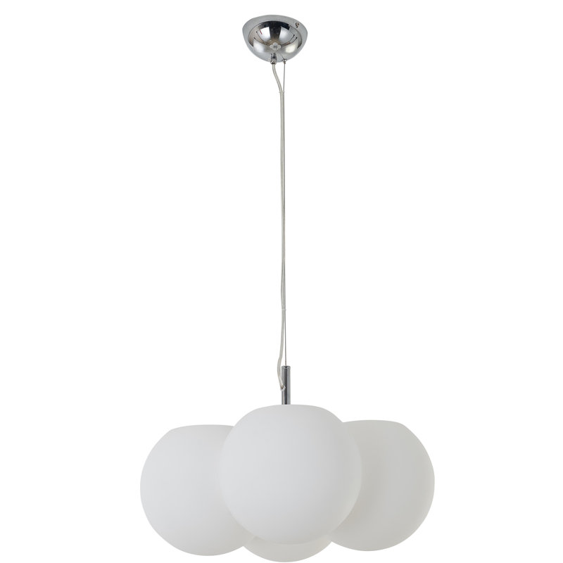 4-Light White PC Cloud LED Lighting Fixture